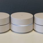 Google Wifi AC1200 Mesh WiFi System 4500 Sq Ft Coverage 3 pack (Branded Used)