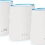 NETGEAR Orbi AC2200 Tri-Band Whole Home Mesh WiFi System 3-Pack (Branded Used)