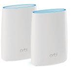 NETGEAR Orbi Ac3000 Tri-band Whole Home Mesh WiFi System 2-pack (RBK50) (Branded Used)