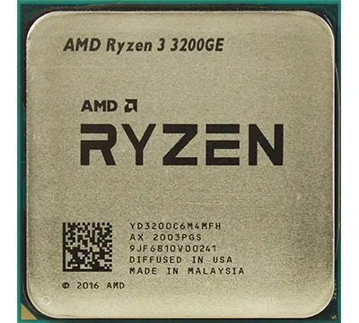 AMD Ryzen 3 3200GE Quad-Core Processor (Tray)