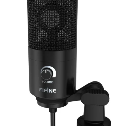 FIFINE K669B USB Microphone Condenser Mic for Streaming & Gaming
